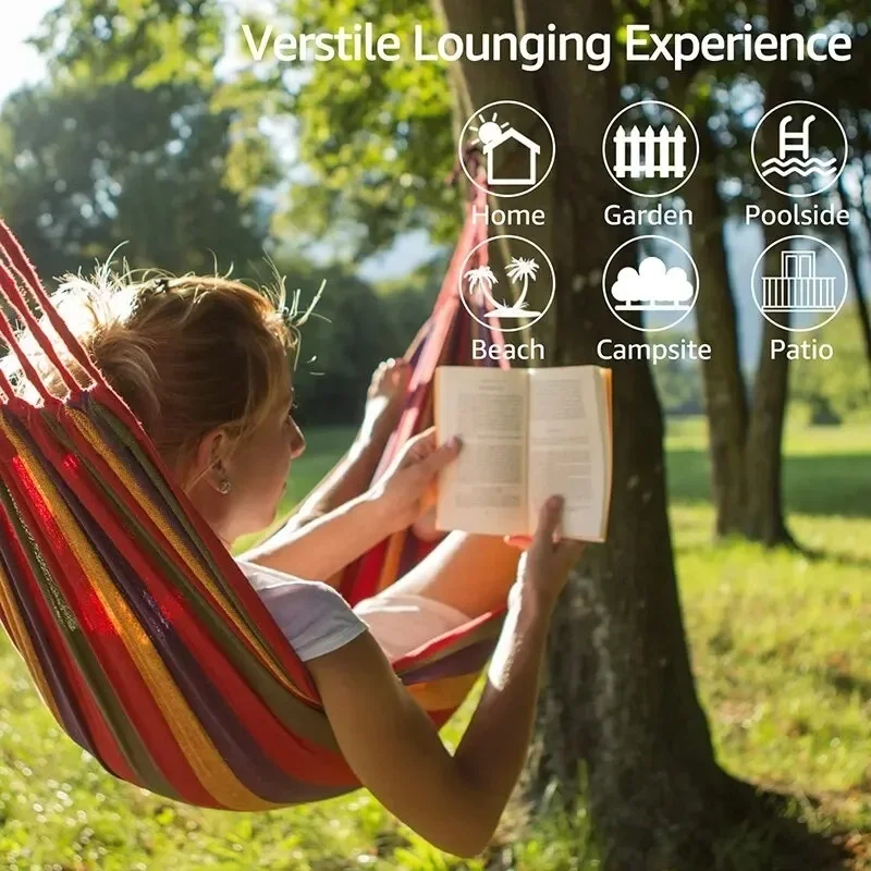 Camping Rope - أرجوحة قماشية خارجية للتخييم مع حبال