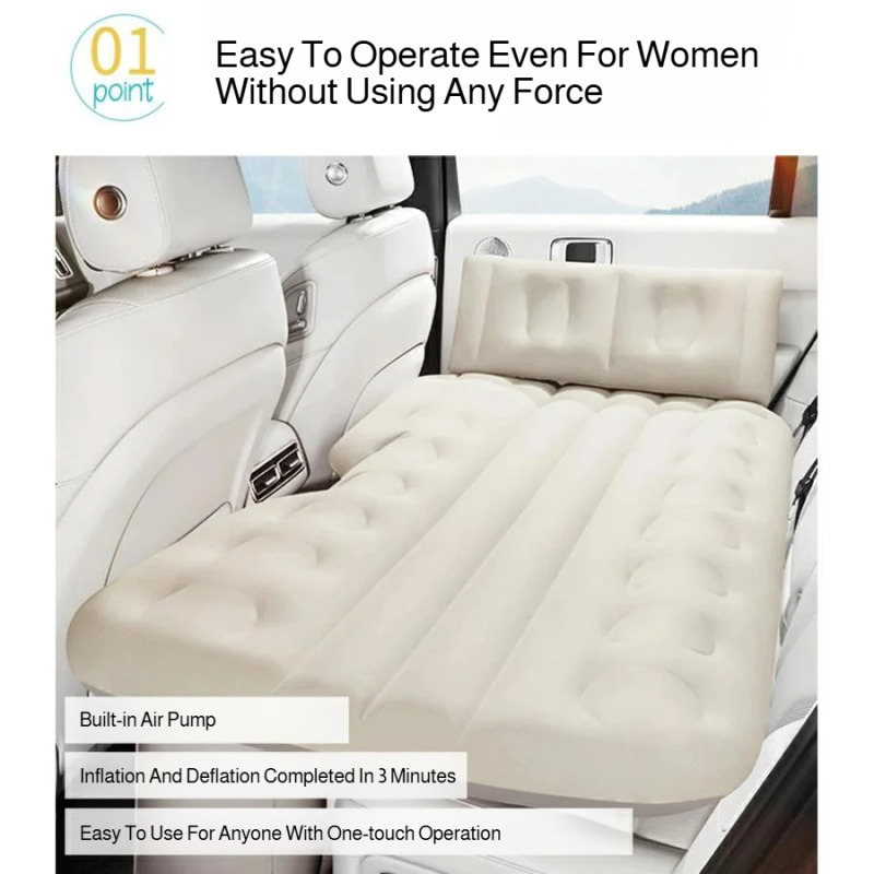 Inflatable Mattress - سرير هوائي كهربائي قابل للنفخ للسيارة،
