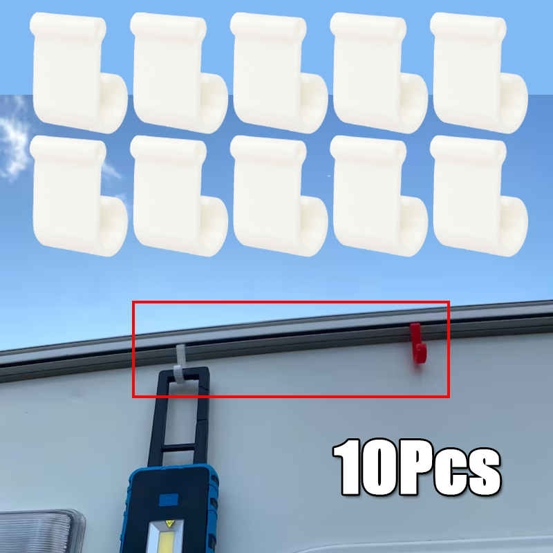 Camping Rope - 10 قطع مشابك تعليق متعددة الاستخدامات