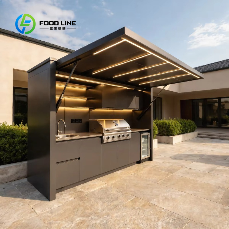 Outdoor Camping Oven - مطبخ خارجي فاخر مخصص من الفولاذ