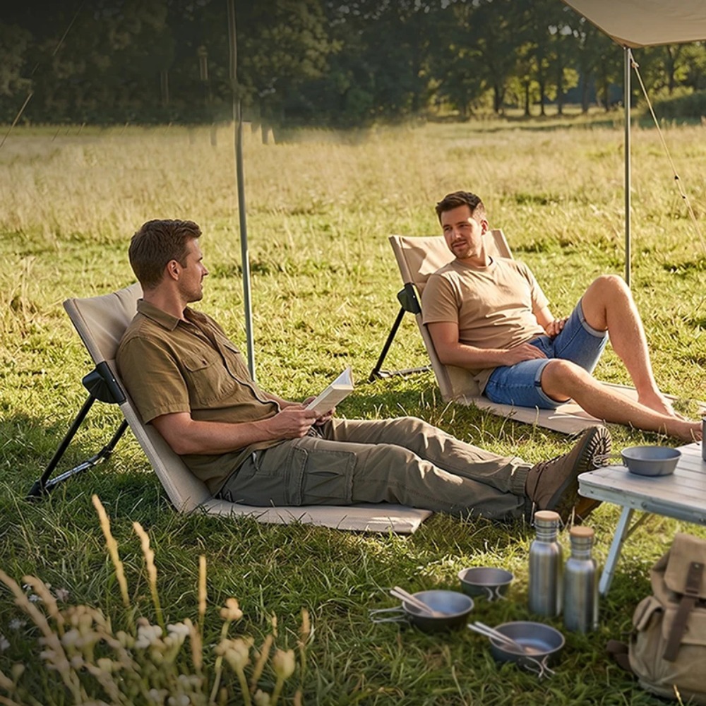 Outdoor Camping Recliner - كرسي قابل للطي للشاطئ والحدائق والنزهات