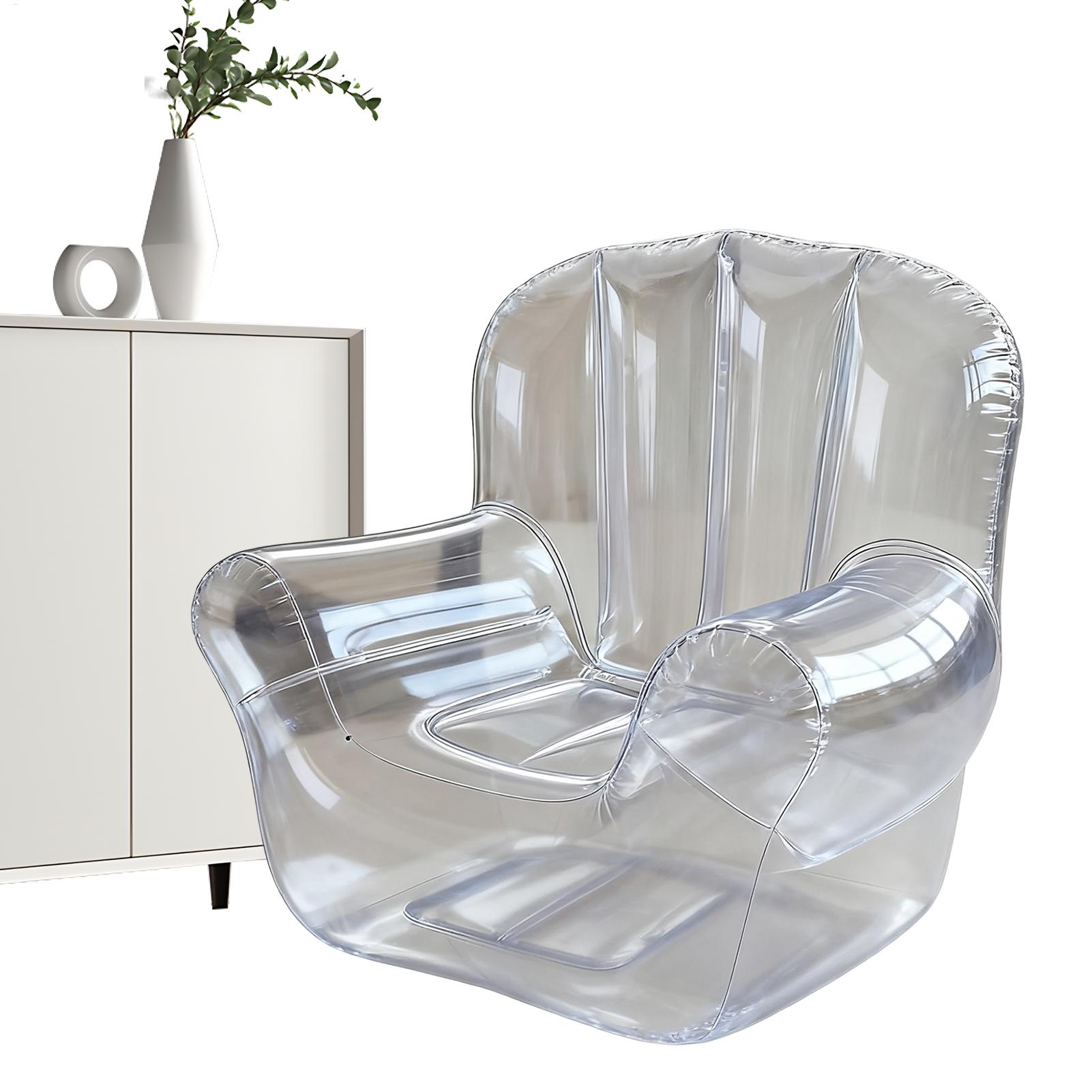 Outdoor Camping Recliner - أريكة سميكة شفافة PVC أريكة قابلة