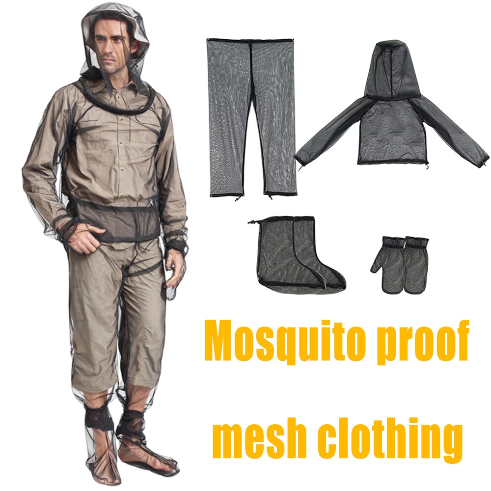 Outdoor Camping Mosquito Net - بدلة حماية من البعوض للاستخدام الخارجي،