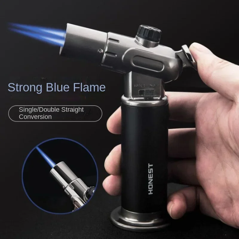 Outdoor Windproof Lighter - HONEST معدن واحد ومزدوج النار التبديل