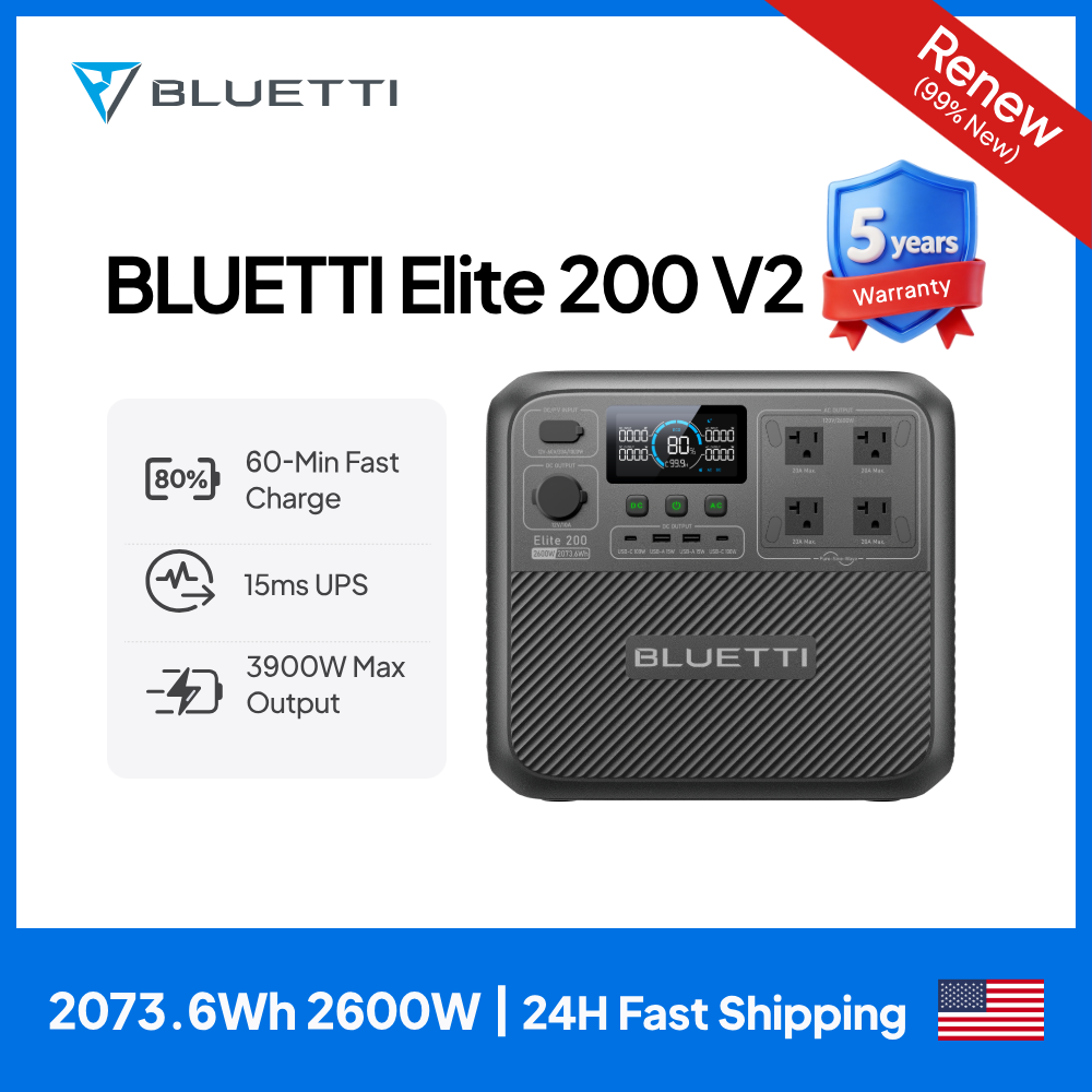 Outdoor Camping Oven - 【تجديد】محطة طاقة محمولة BLUETTI Elite 200