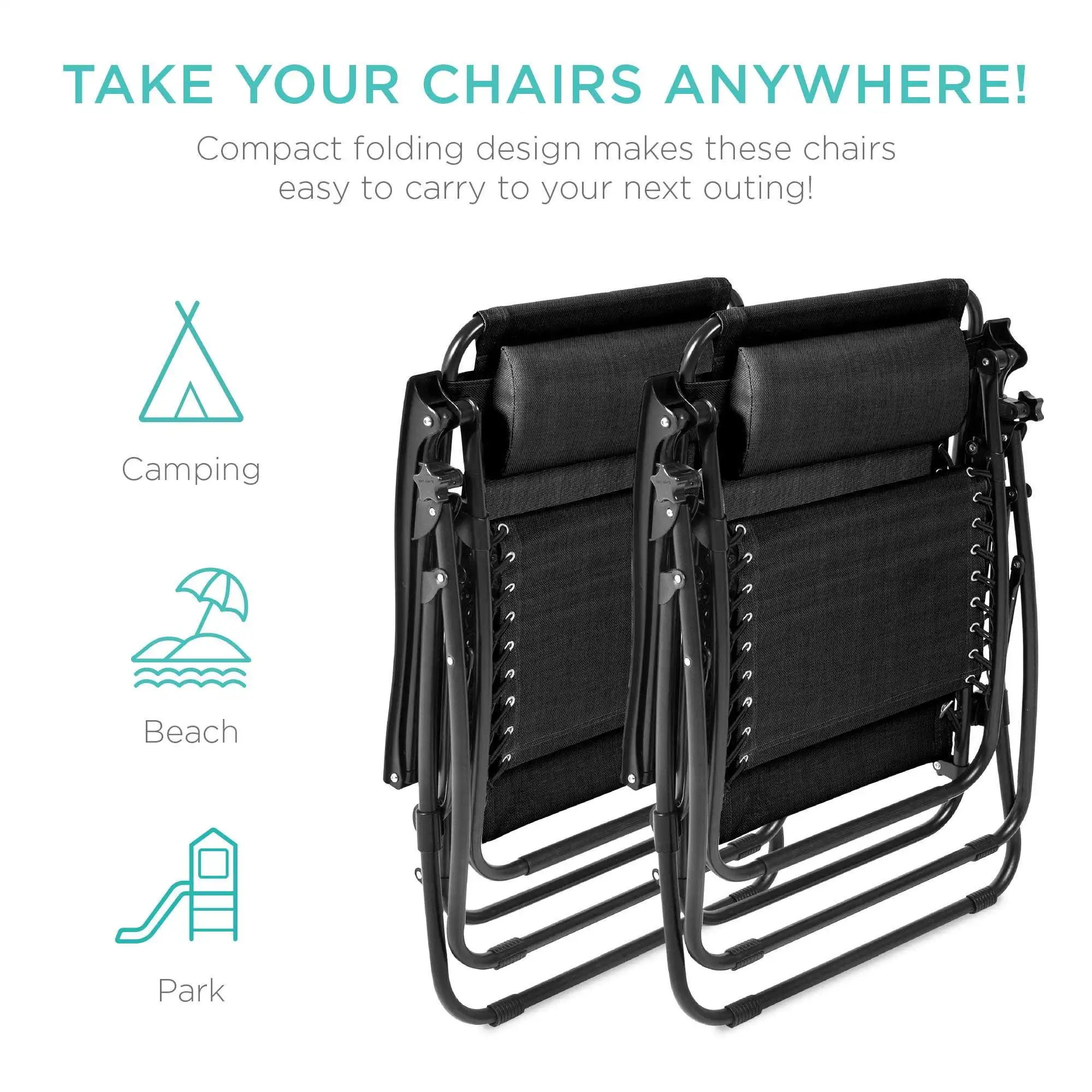 كرسي استرخاء محمول خفيف الوزن  - مراجعة Outdoor Camping Recliner وسعره