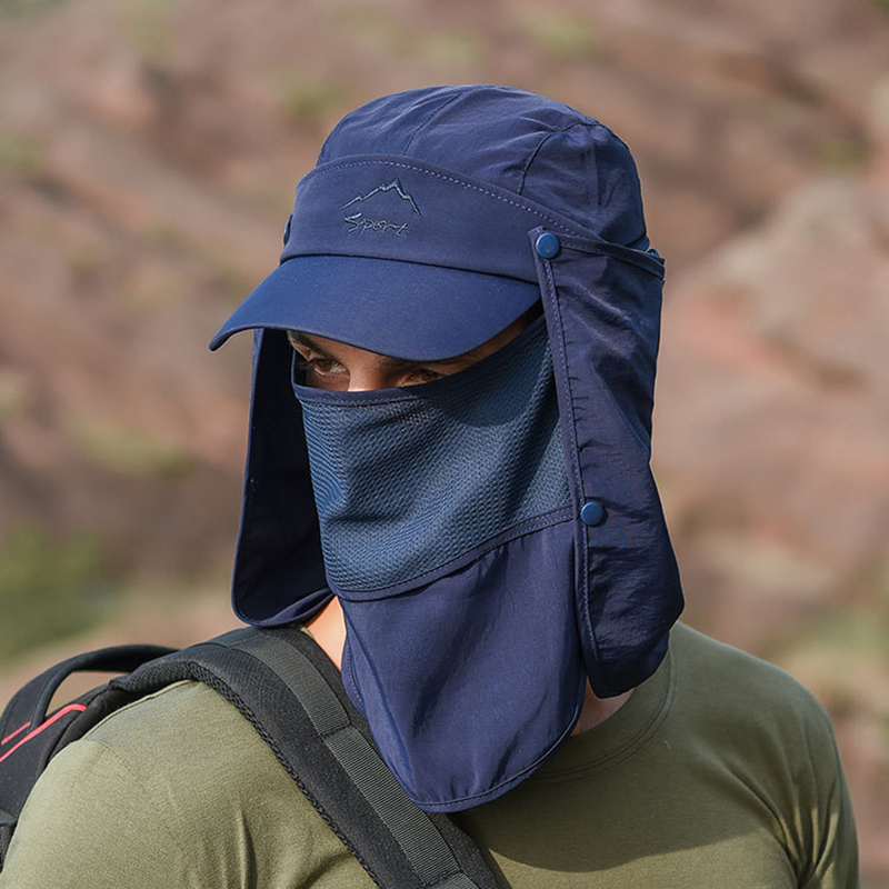 متعددة الوظائف طوي التجفيف الس - مراجعة Camping Outdoor Quick Drying Sun Neck Protection Cap Hat وسعره