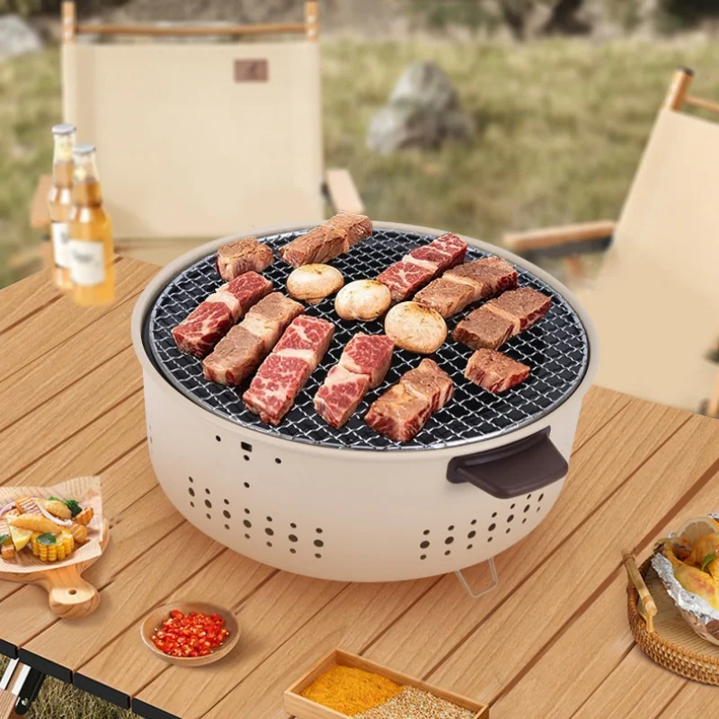 موقد الشواء المستديرة 1/3 قطعة - مراجعة Outdoor Camping Oven وسعره