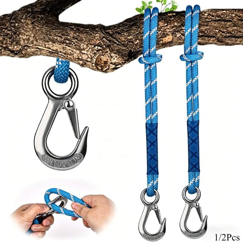 1/2 قطعة حبل نايلون بخطاف معدن - مراجعة Camping Rope وسعره