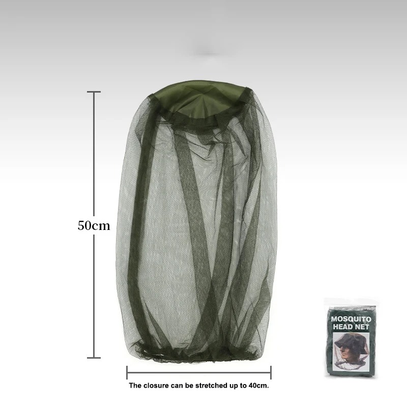 قبعة صيد خارجية مع شبكة واقية  - مراجعة Outdoor Camping Mosquito Net وسعره