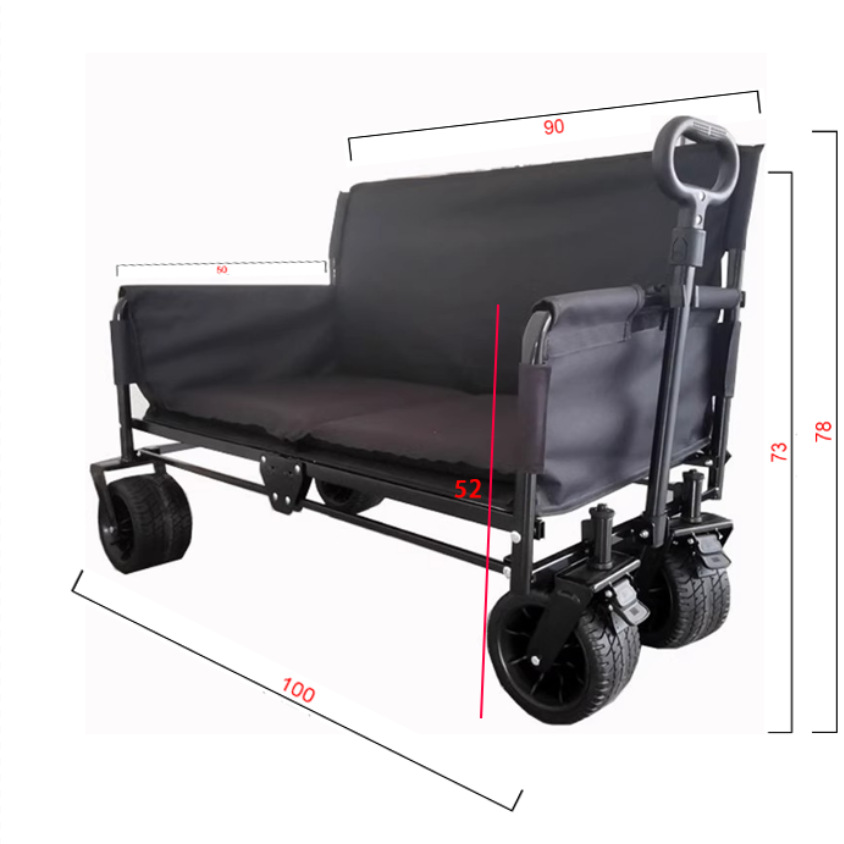 عربة معدنية متعددة الوظائف بأر - مراجعة Outdoor Camping Recliner وسعره