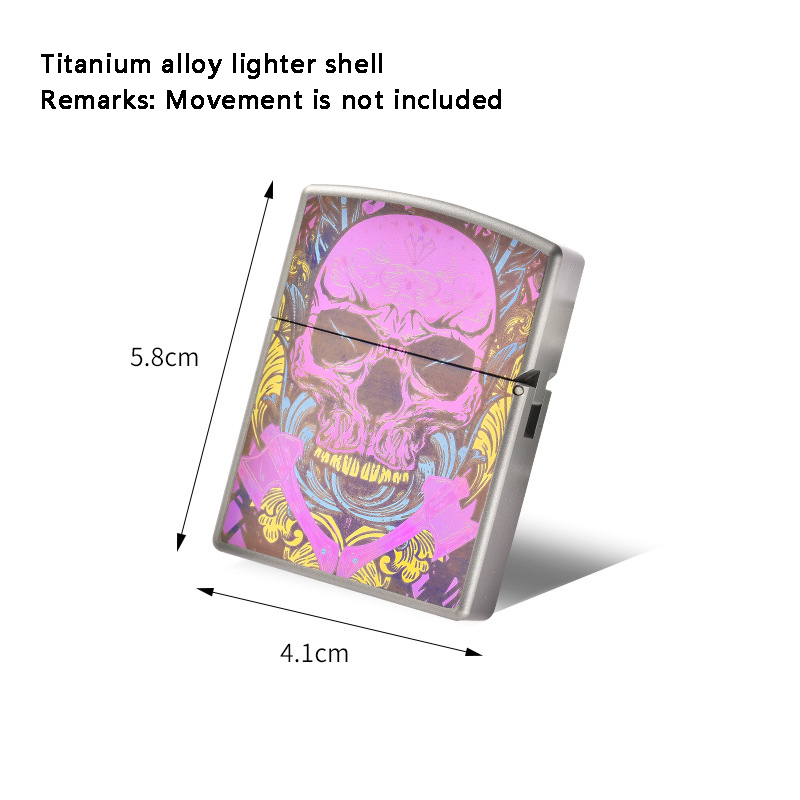 غلاف ولاعة من سبيكة التيتانيوم - مراجعة Outdoor Windproof Lighter وسعره