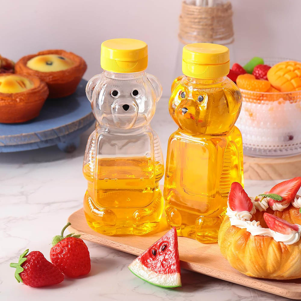 12oz Plastic Bear Honey Bottle - مراجعة Bear Canister وسعره