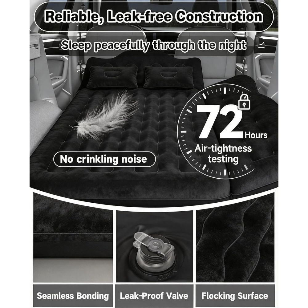 فراش هوائي للسيارة للمقعد الخل - مراجعة Inflatable Mattress وسعره