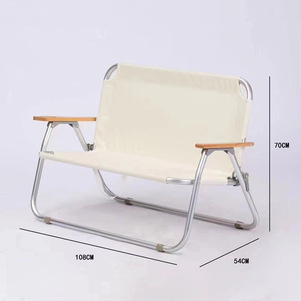 كراسي شاطئ قابلة للطي لشخصين ل - مراجعة Outdoor Camping Recliner وسعره
