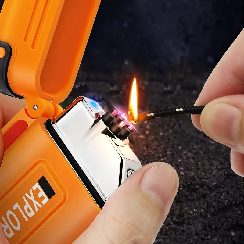2023 جديد مقاوم للماء مزدوج قو - مراجعة Outdoor Windproof Lighter وسعره