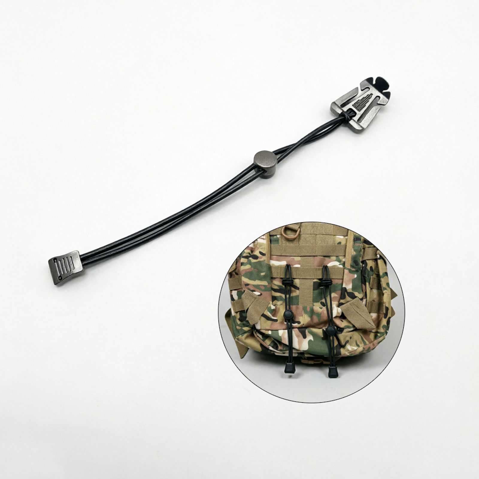 مشبك مصباح يدوي، حبل مرن لحقيب - مراجعة Camping Rope وسعره
