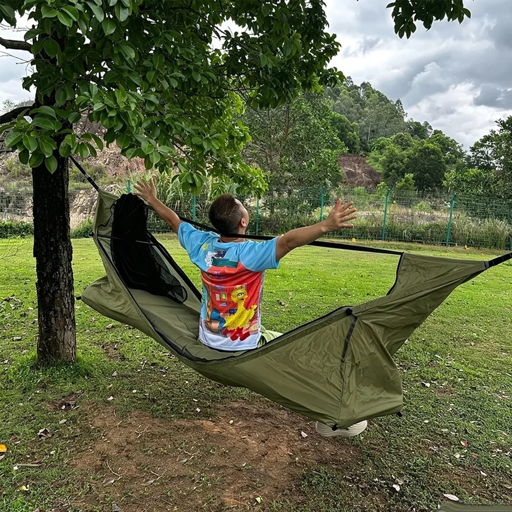 أرجوحة مسطحة مع شبكة ضد البعوض - مراجعة Outdoor Camping Mosquito Net وسعره