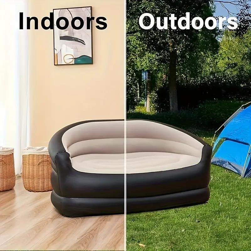 سرير قابل للنفخ محمول في الهوا - مراجعة Outdoor Camping Recliner وسعره