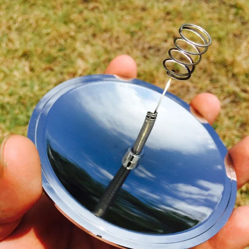 ولاعة شمسية مقاومة للماء والري - مراجعة Outdoor Windproof Lighter وسعره