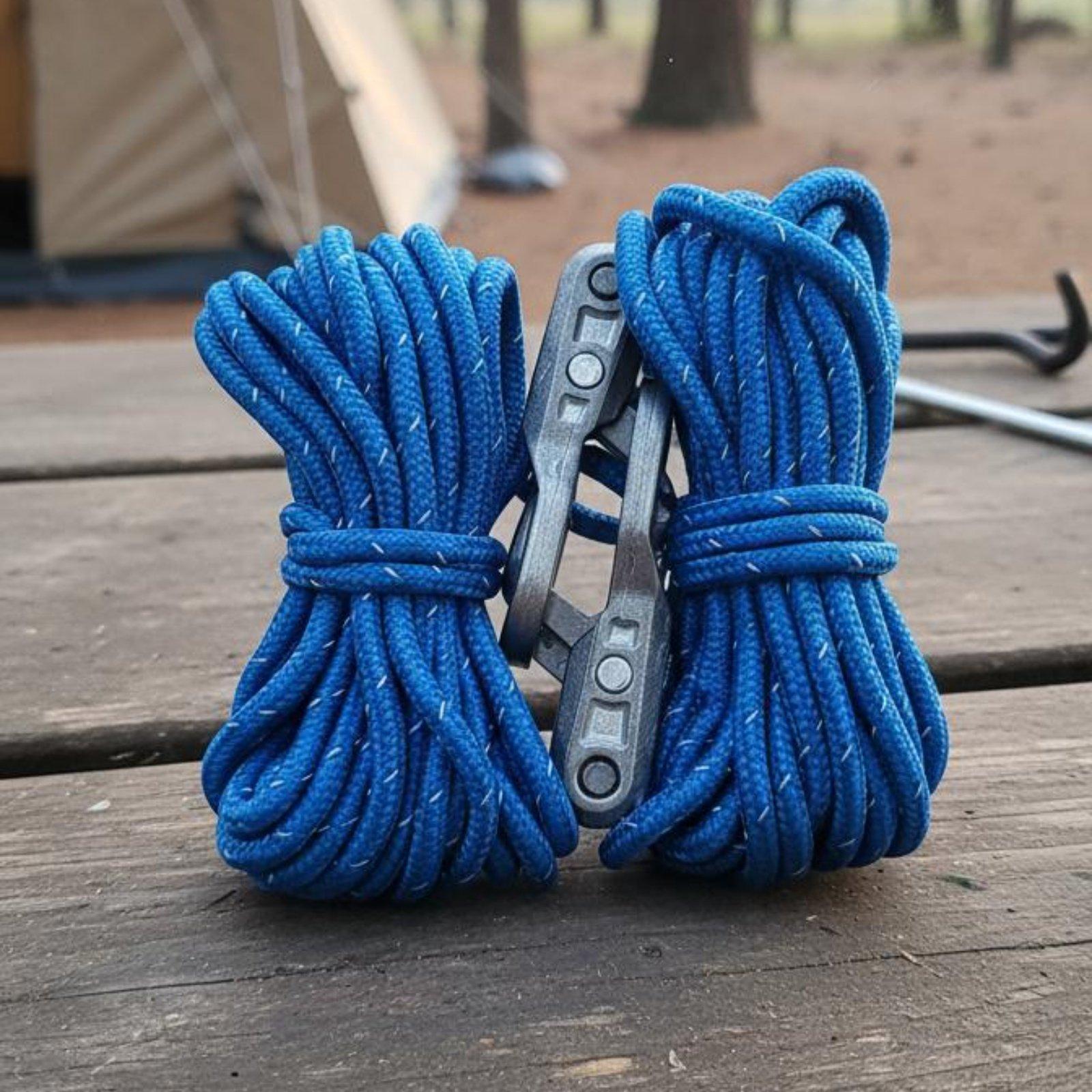 مشبك شد قابل للتعديل من حبل ال - مراجعة Camping Rope وسعره