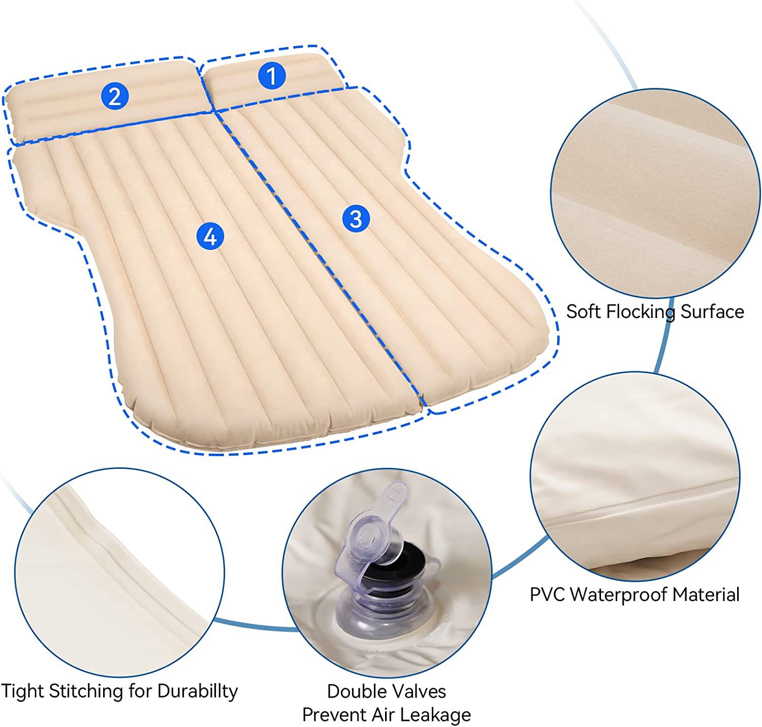 سيارة سرير قابل للنفخ ل تسلا ن - مراجعة Inflatable Mattress وسعره