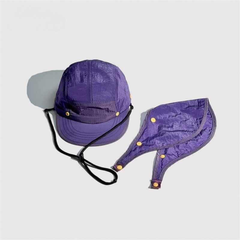 قبعة بيسبول يابانية قابلة للفص - مراجعة Camping Outdoor Quick Drying Sun Neck Protection Cap Hat وسعره