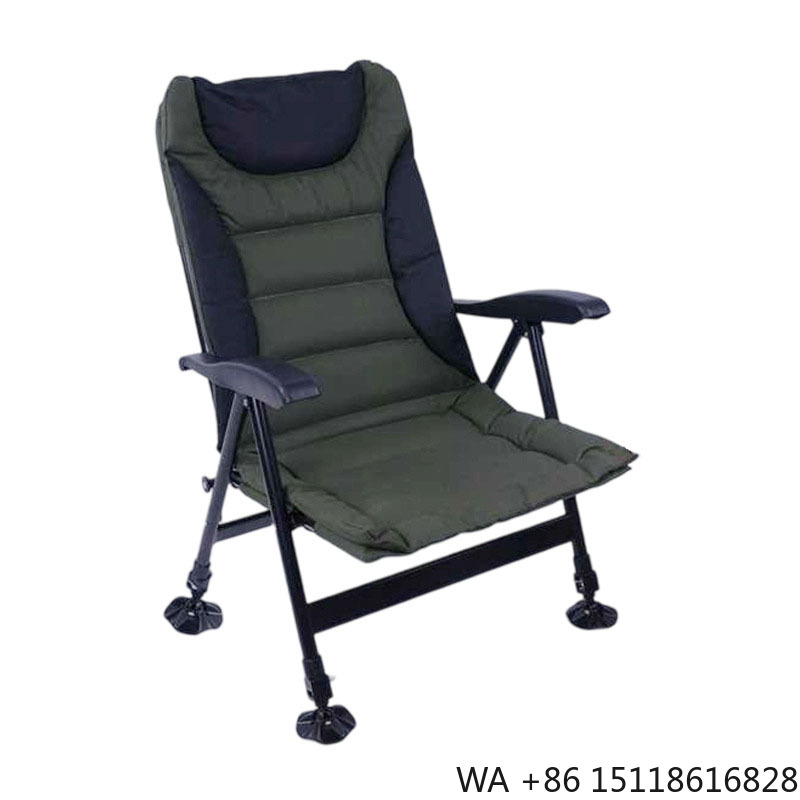 كرسي خارجي محمول قابل للطي بخم - مراجعة Outdoor Camping Recliner وسعره