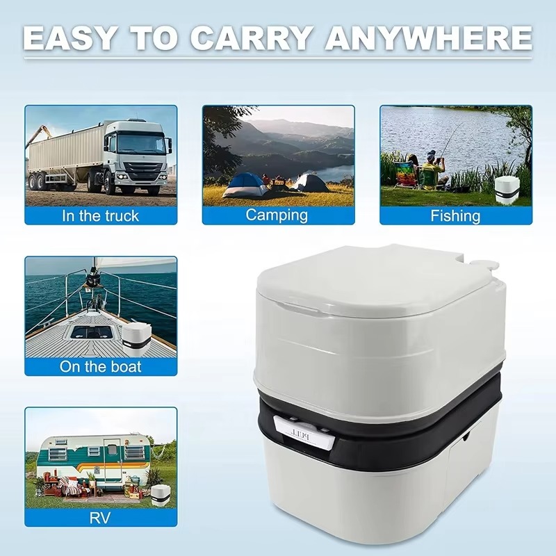 مرحاض محمول للتخييم والسفر RV  - مراجعة Outdoor Camping وسعره