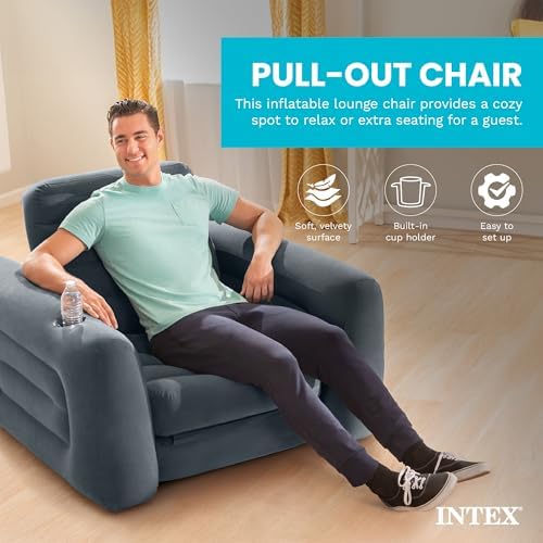 أريكة قابلة للنفخ 2 في 1 مع سر - مراجعة Inflatable Mattress وسعره