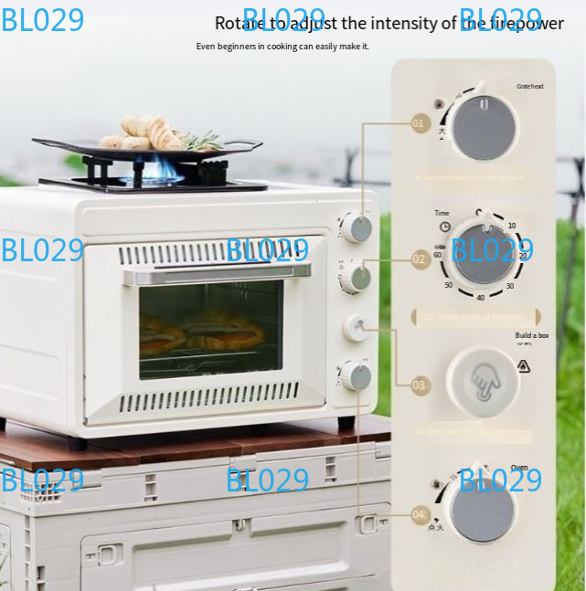 فرن خبز محمول صغير متعدد الوظا - مراجعة Outdoor Camping Oven وسعره