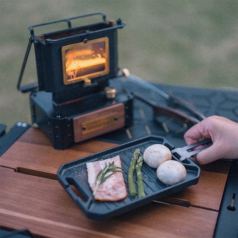مقلاة شواء خارجية صغيرة من COO - مراجعة Outdoor Camping Oven وسعره