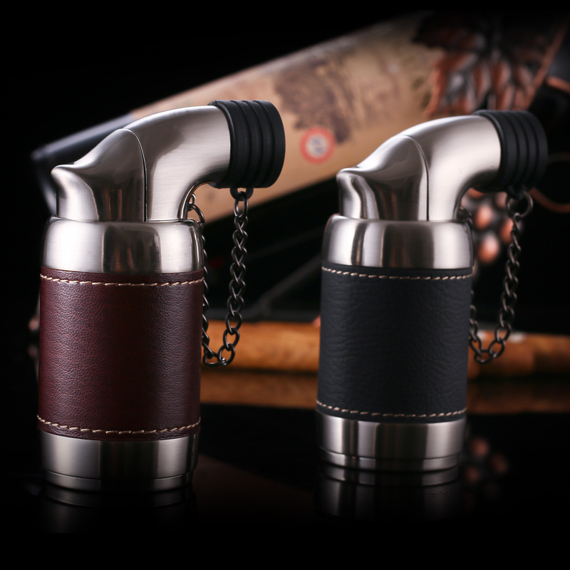 ولاعة سجائر أصلية رباعية اللهب - مراجعة Outdoor Windproof Lighter وسعره