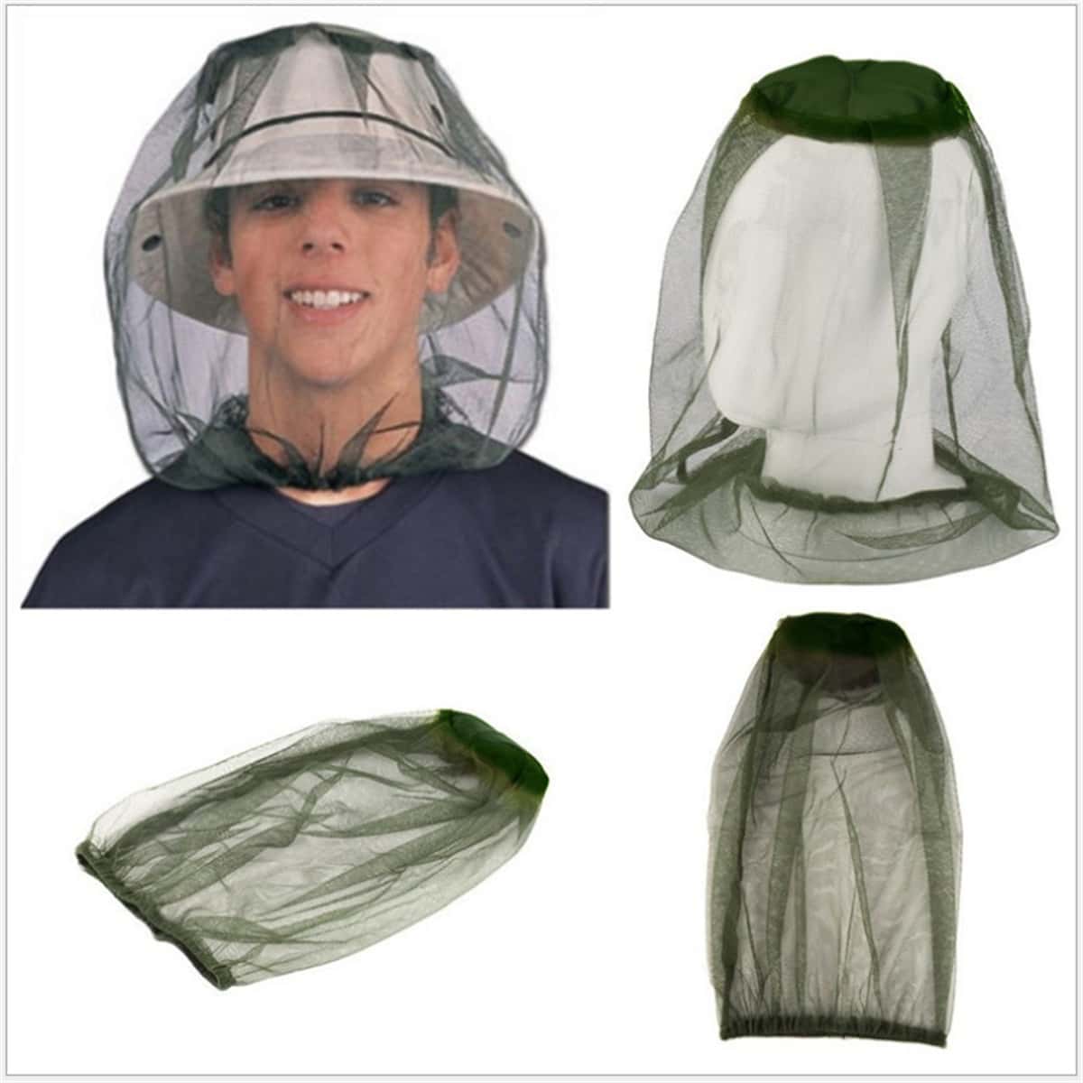 قبعة صيد ليلية للصيد في الهواء - مراجعة Outdoor Camping Mosquito Net وسعره