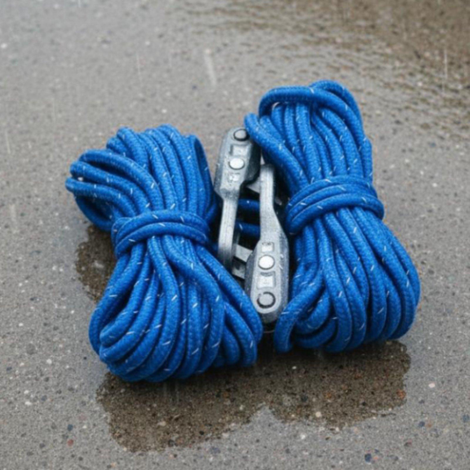 مشبك حبل مع كارابينر معدني، أد - مراجعة Camping Rope وسعره