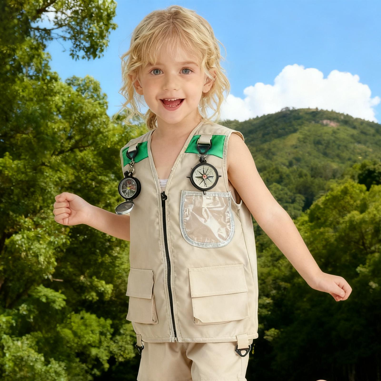 أطفال سترة لصيد السمك بلا أكما - مراجعة Outdoor Camping Kids Activities وسعره