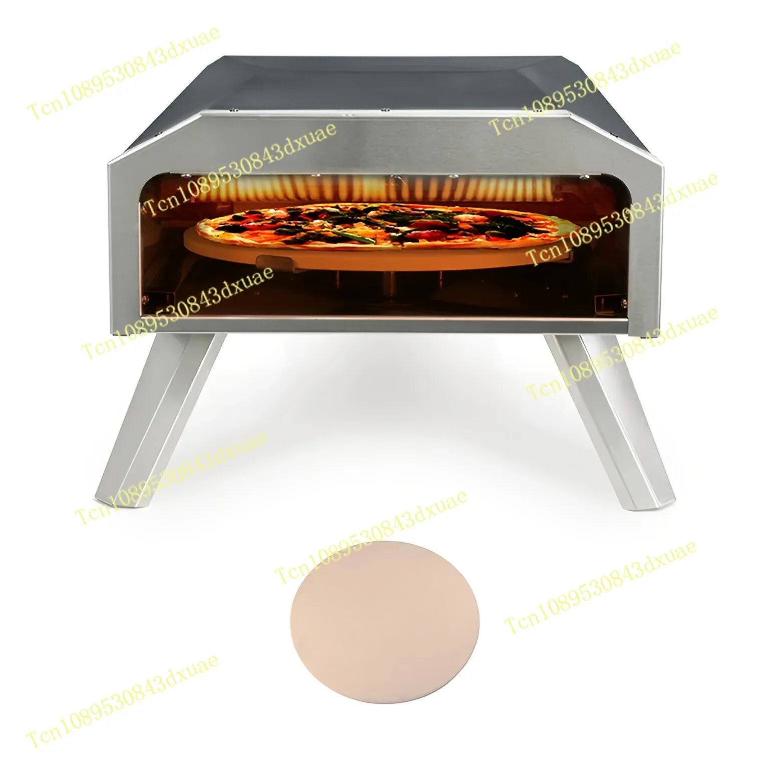 فرن بيتزا محمول قابل للطي يعمل - مراجعة Outdoor Camping Oven وسعره