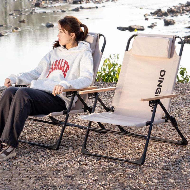 كرسي قابل للطي للاستخدام الخار - مراجعة Outdoor Camping Recliner وسعره