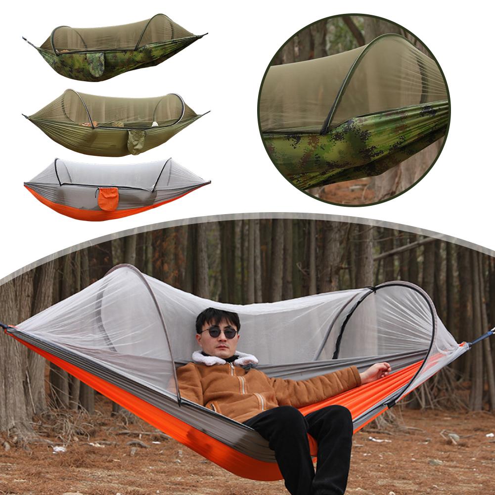 أرجوحة سريعة التركيب تلقائيًا  - مراجعة Outdoor Camping Mosquito Net وسعره